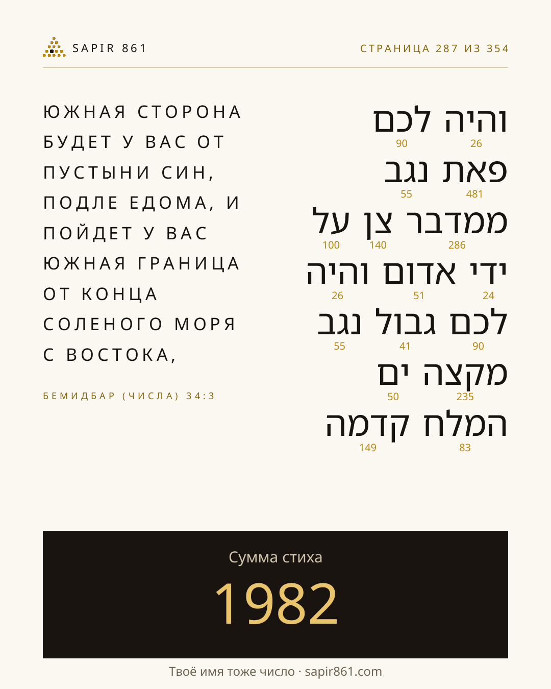 Карточка стиха 287