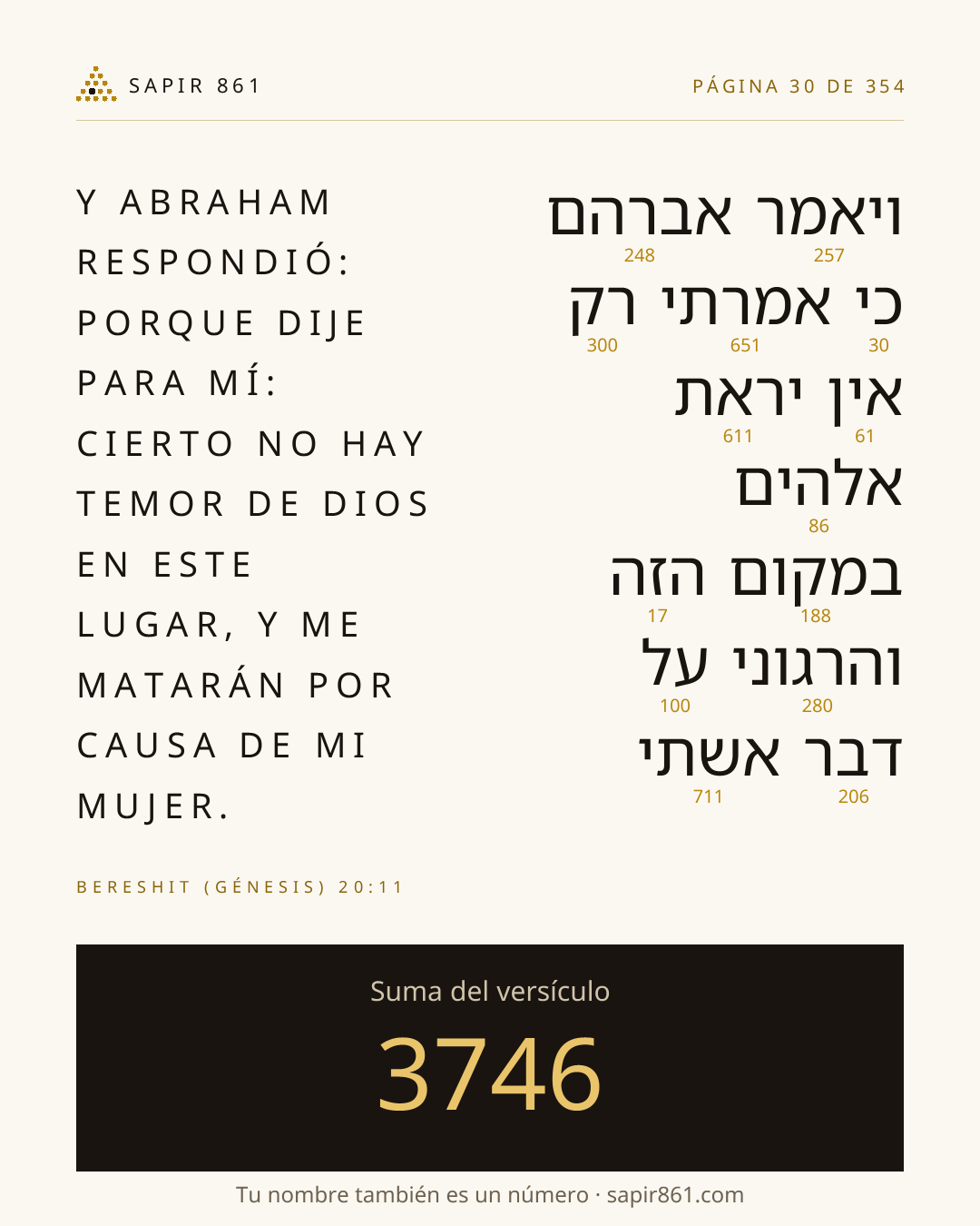 Tarjeta del versículo 30