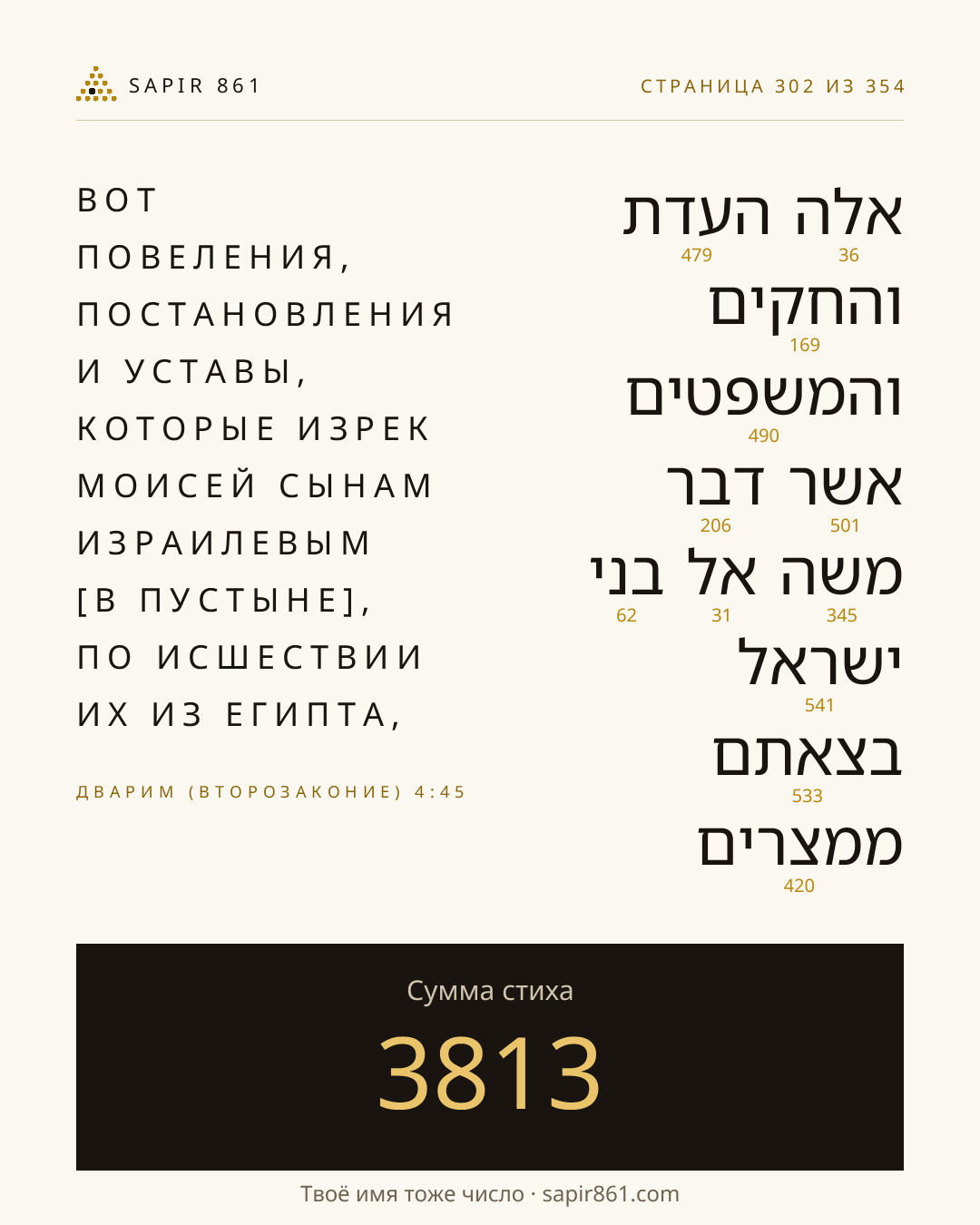 Карточка стиха 302