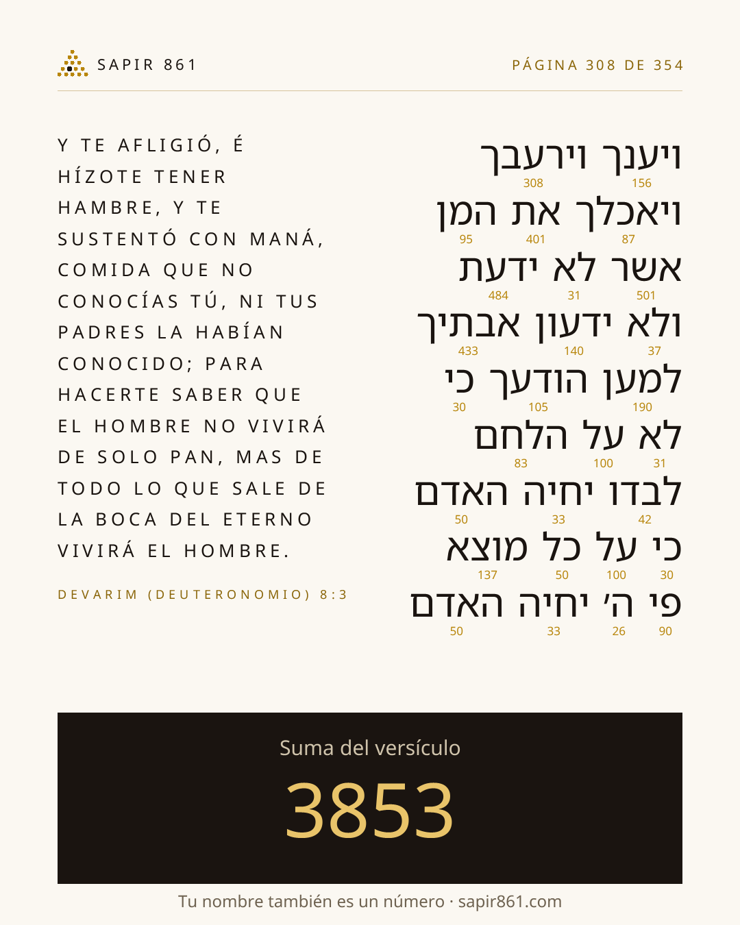 Tarjeta del versículo 308