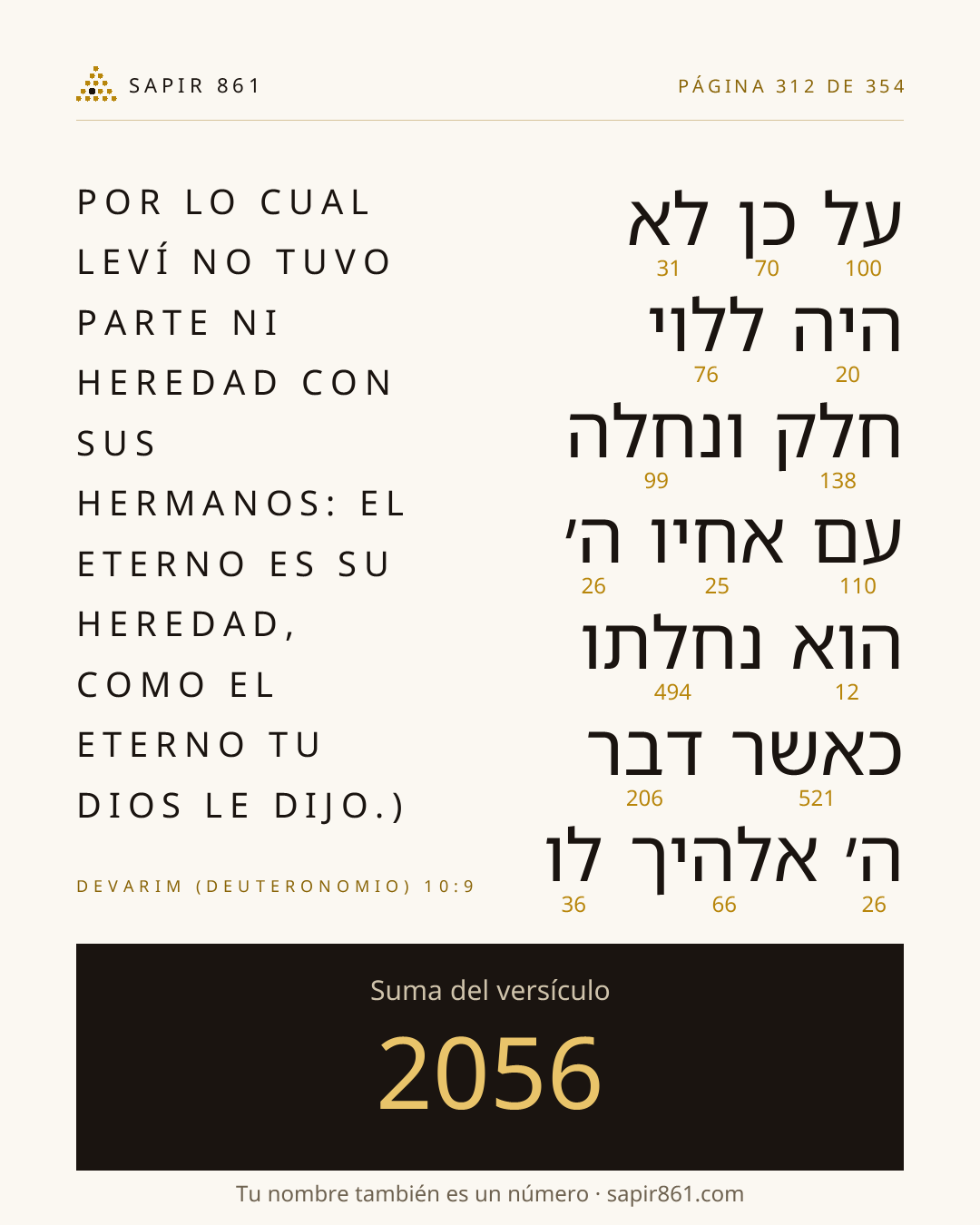Tarjeta del versículo 312