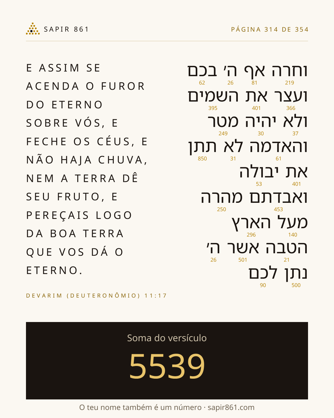 Cartão do versículo 314