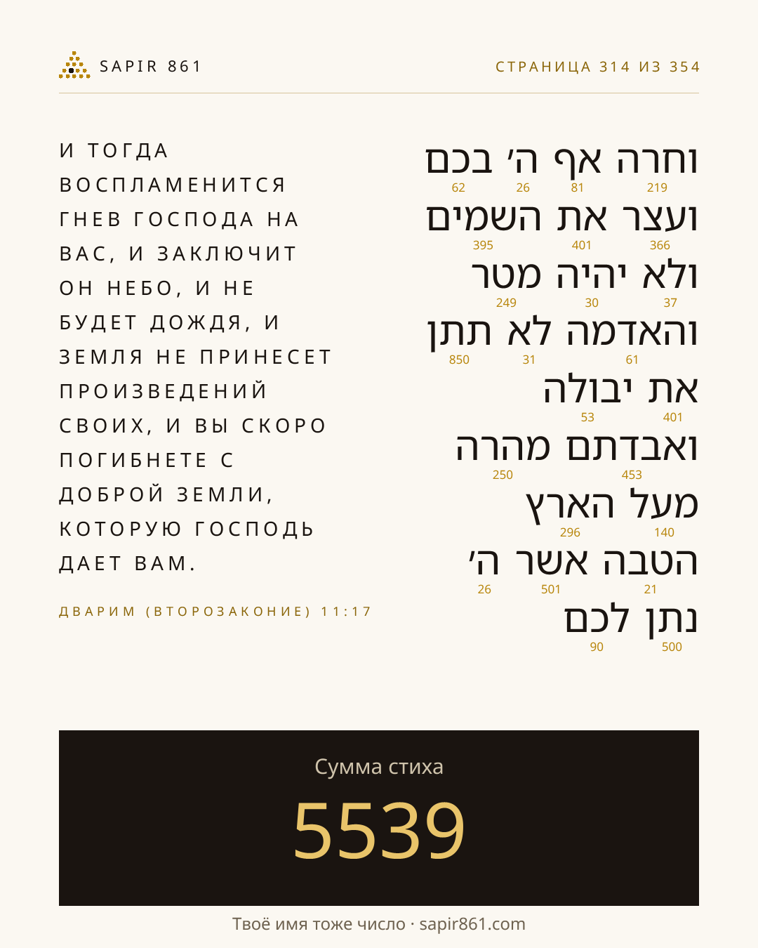 Карточка стиха 314