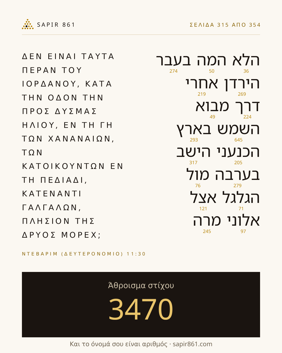 Κάρτα στίχου 315