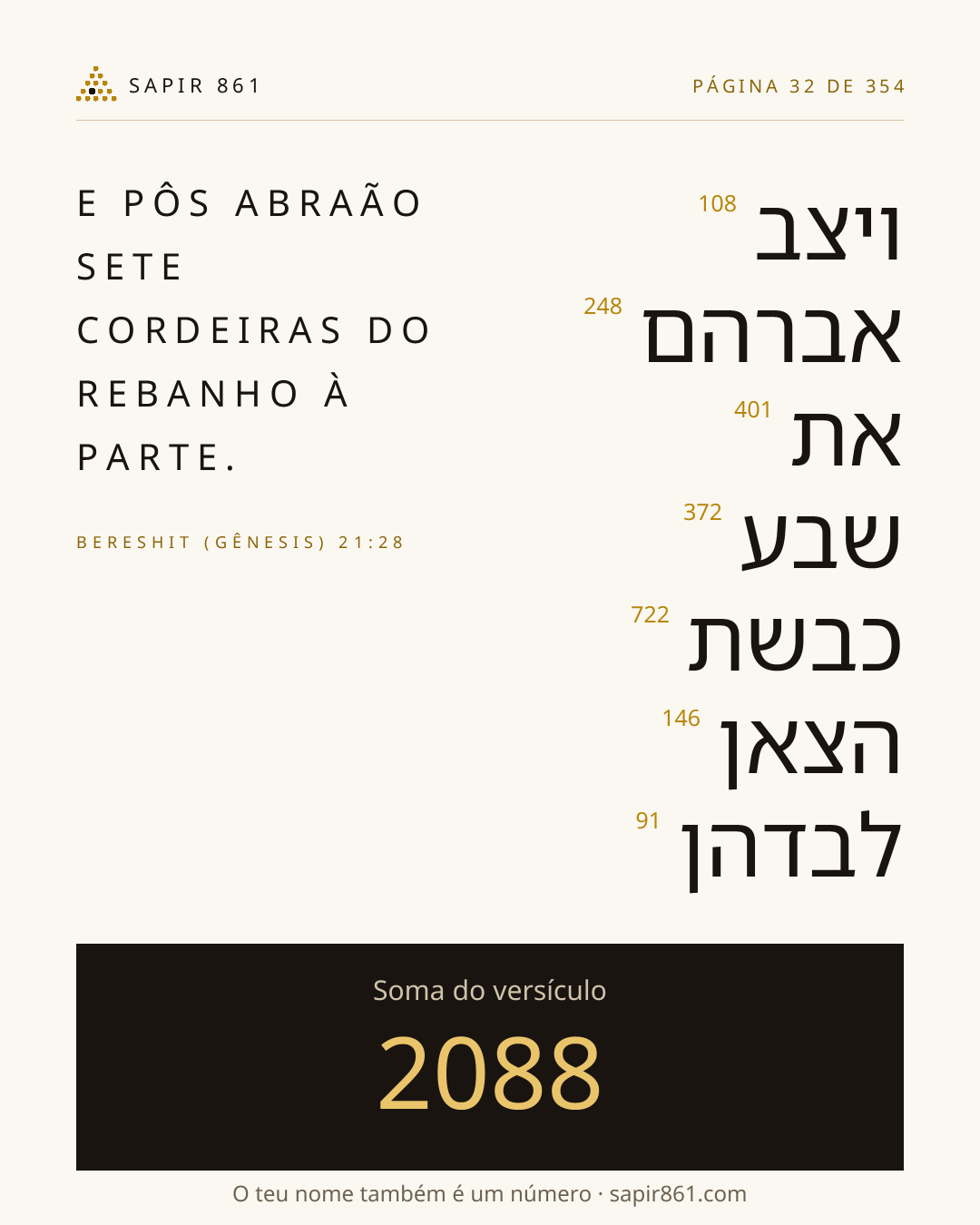 Cartão do versículo 32