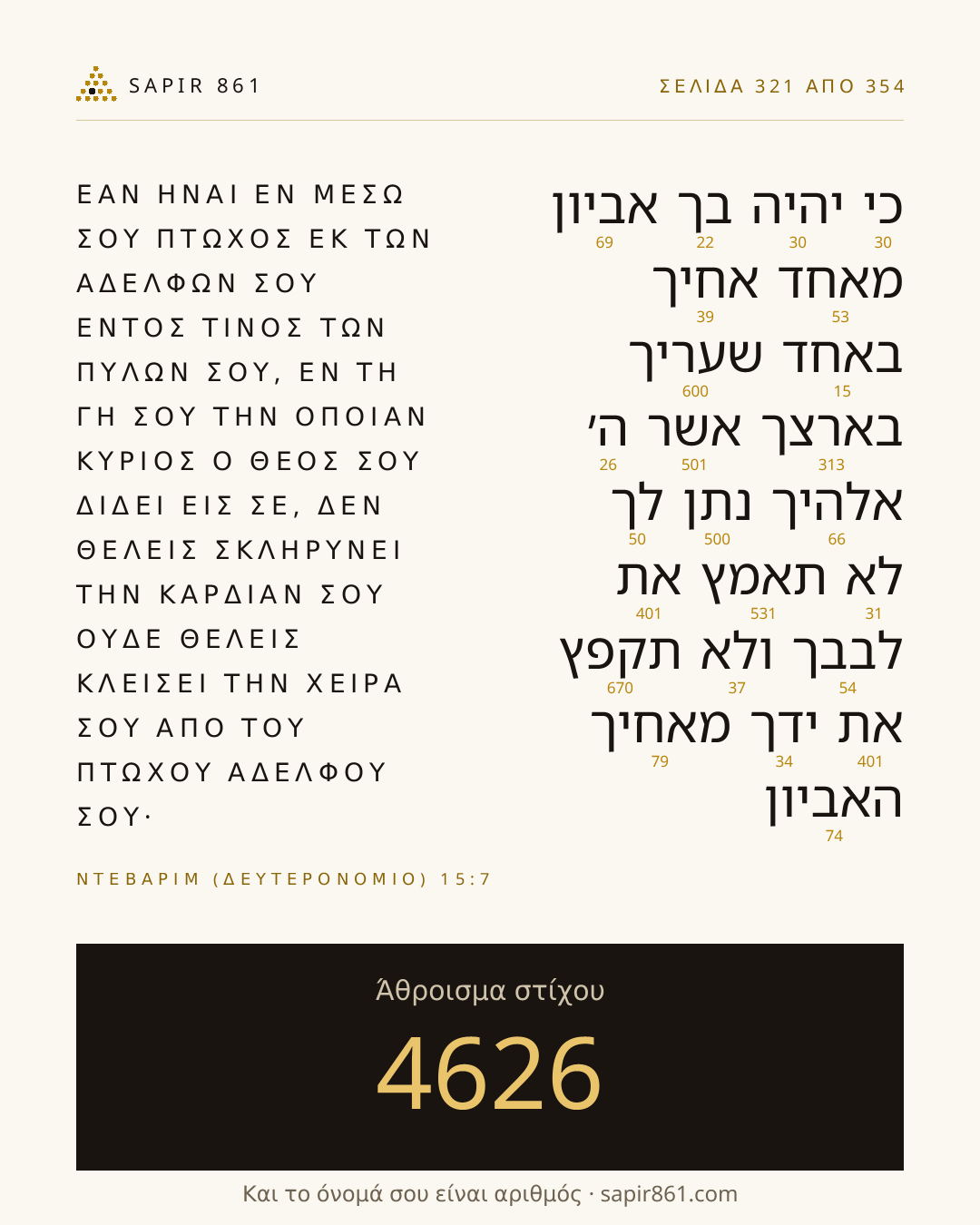 Κάρτα στίχου 321