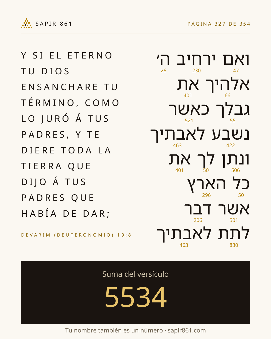 Tarjeta del versículo 327