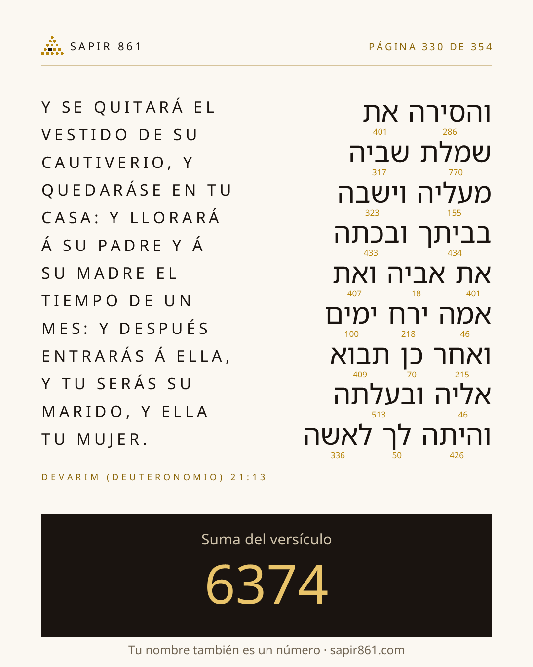 Tarjeta del versículo 330