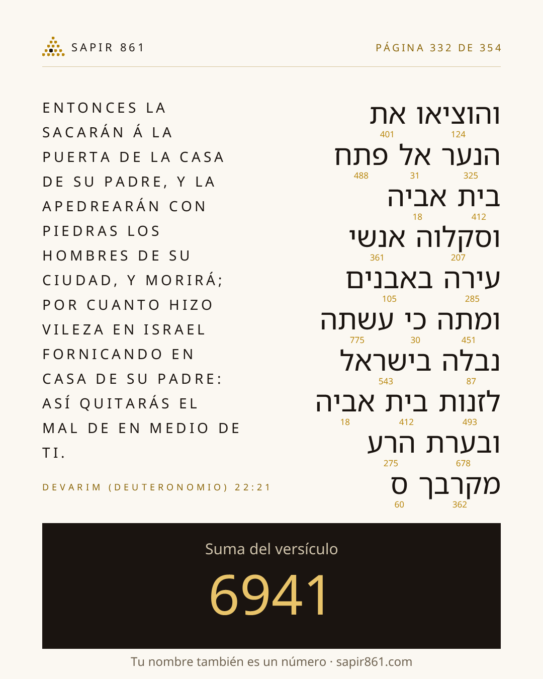 Tarjeta del versículo 332