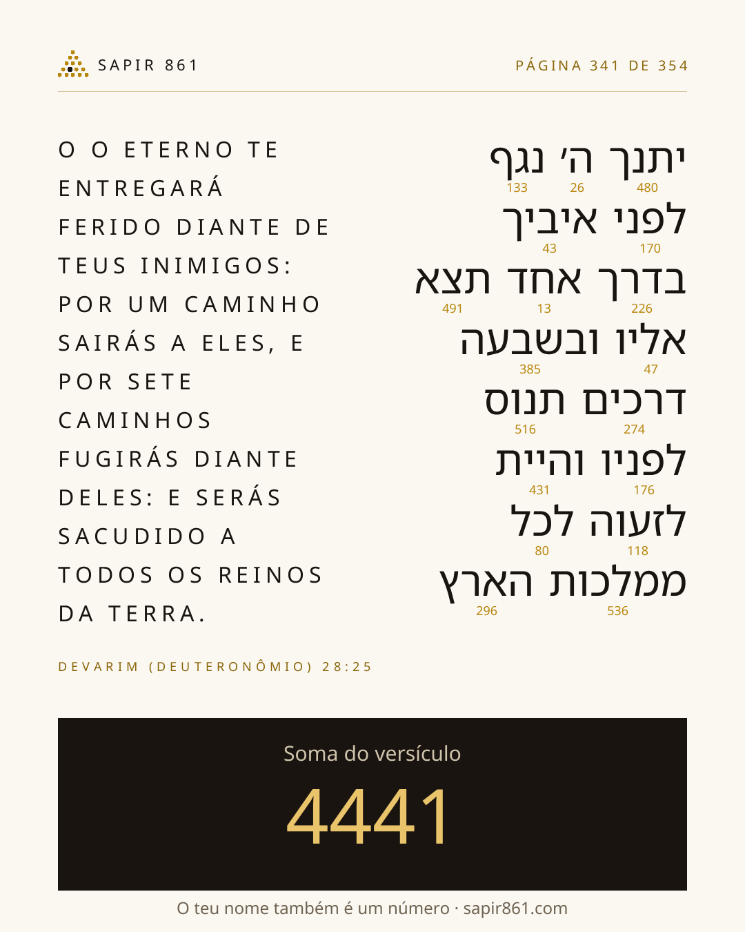 Cartão do versículo 341