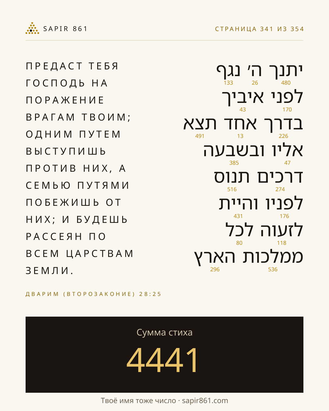 Карточка стиха 341