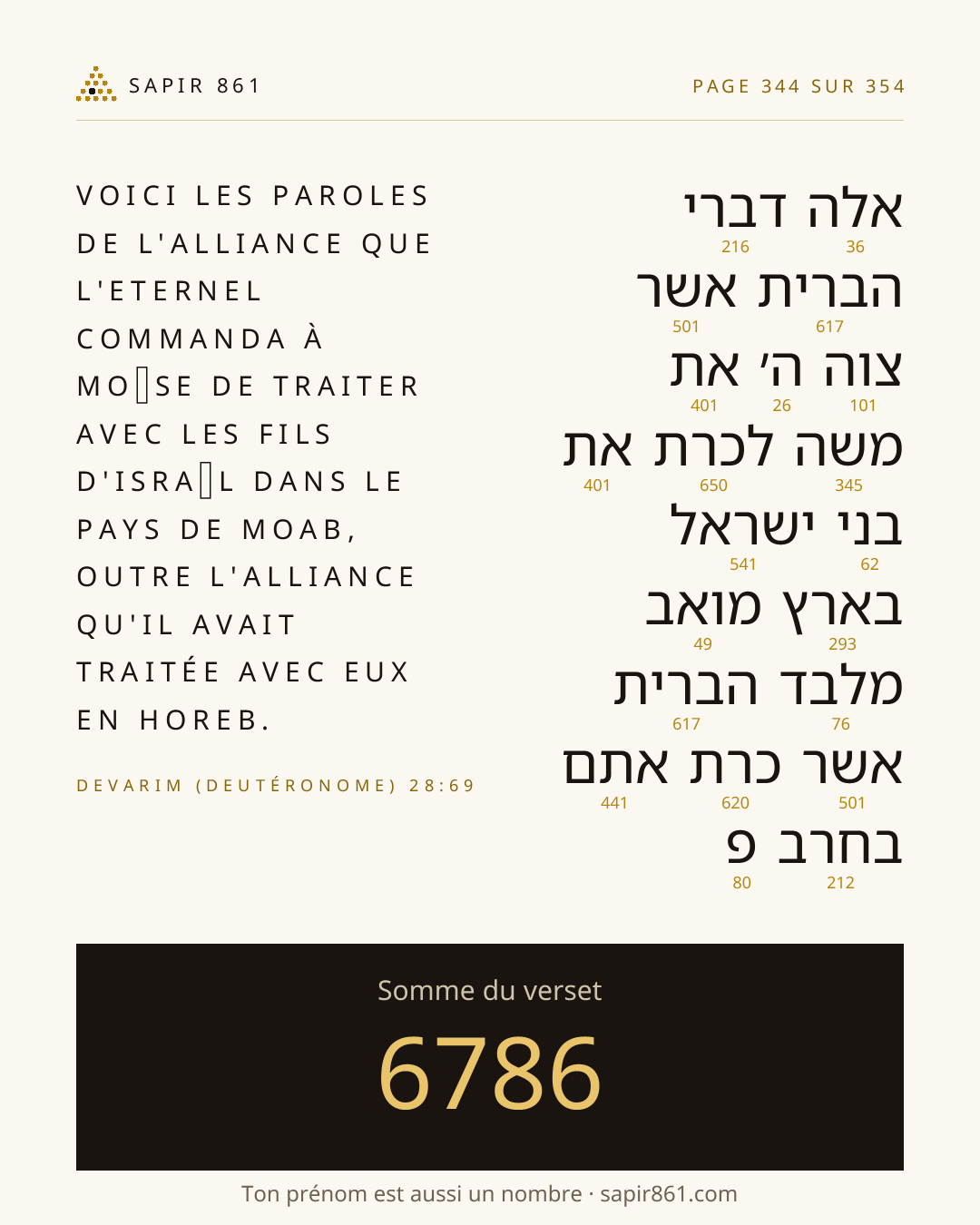 Carte du verset 344