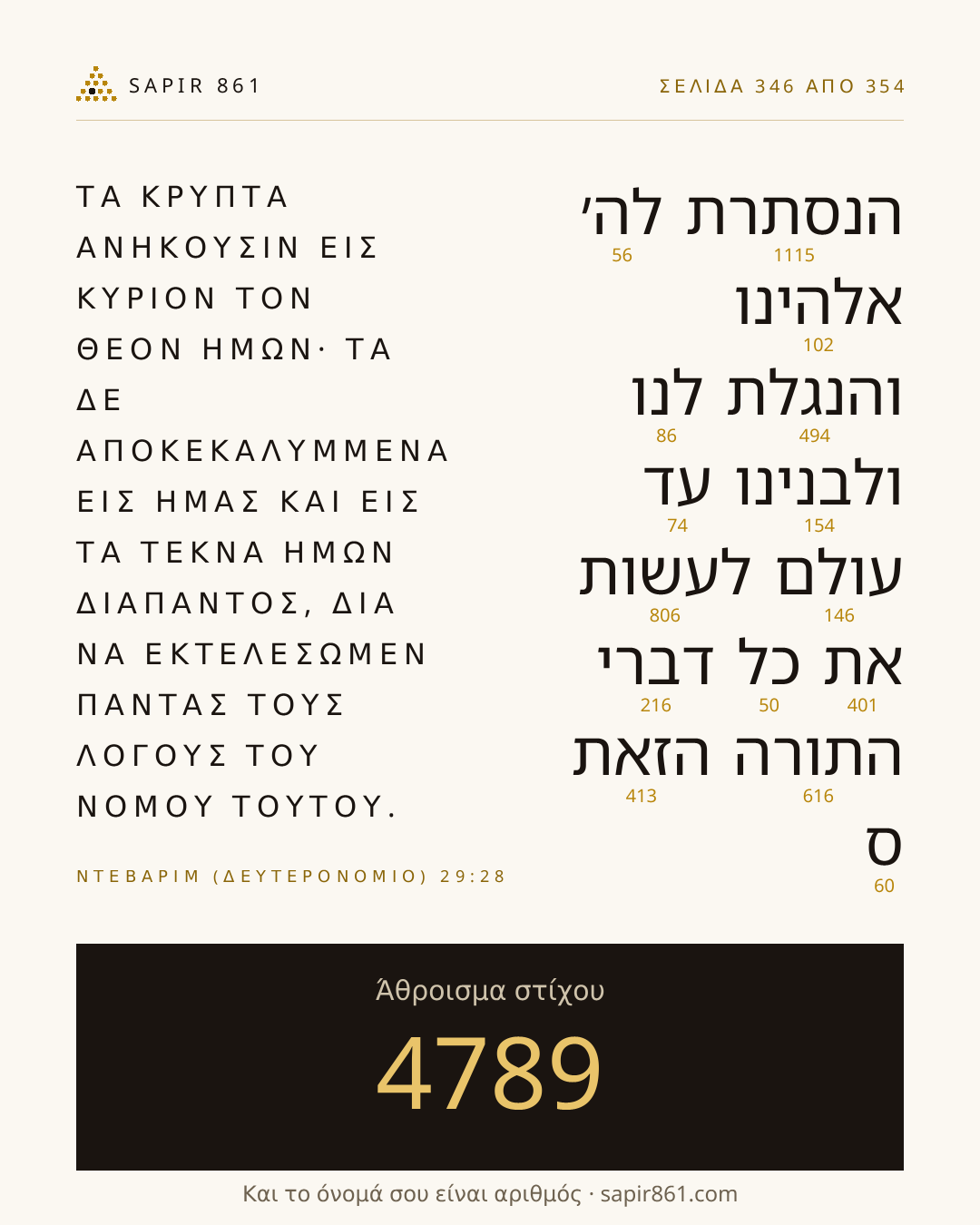 Κάρτα στίχου 346