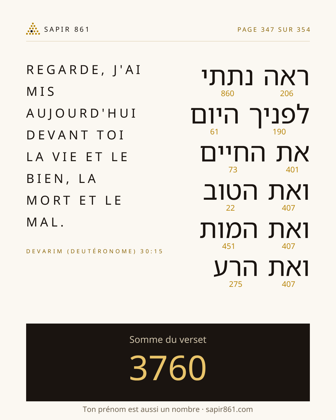 Carte du verset 347