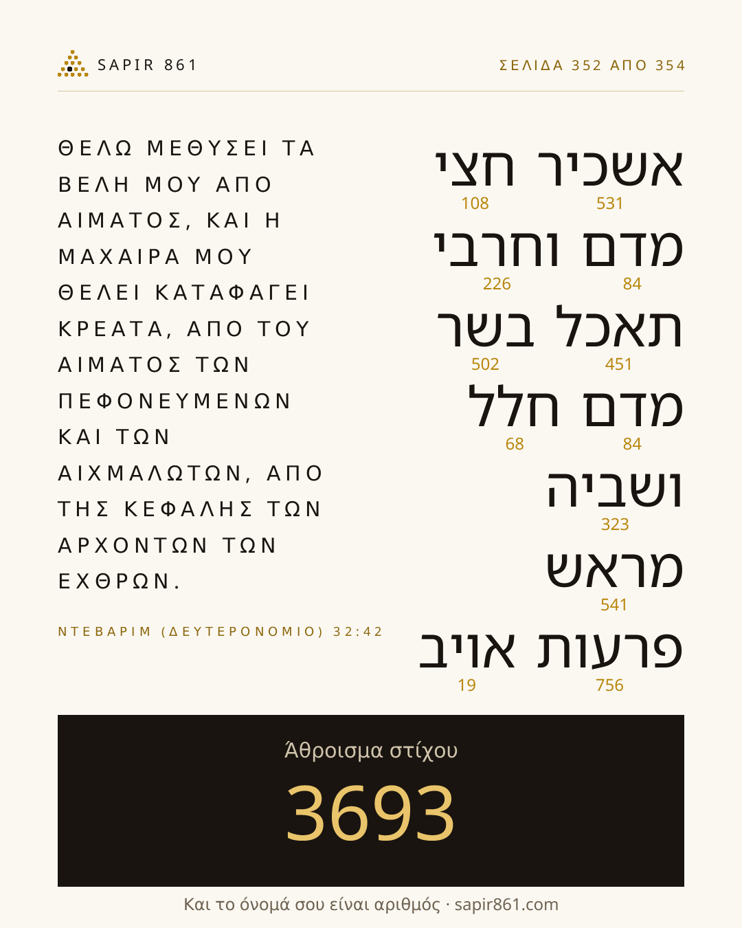Κάρτα στίχου 352