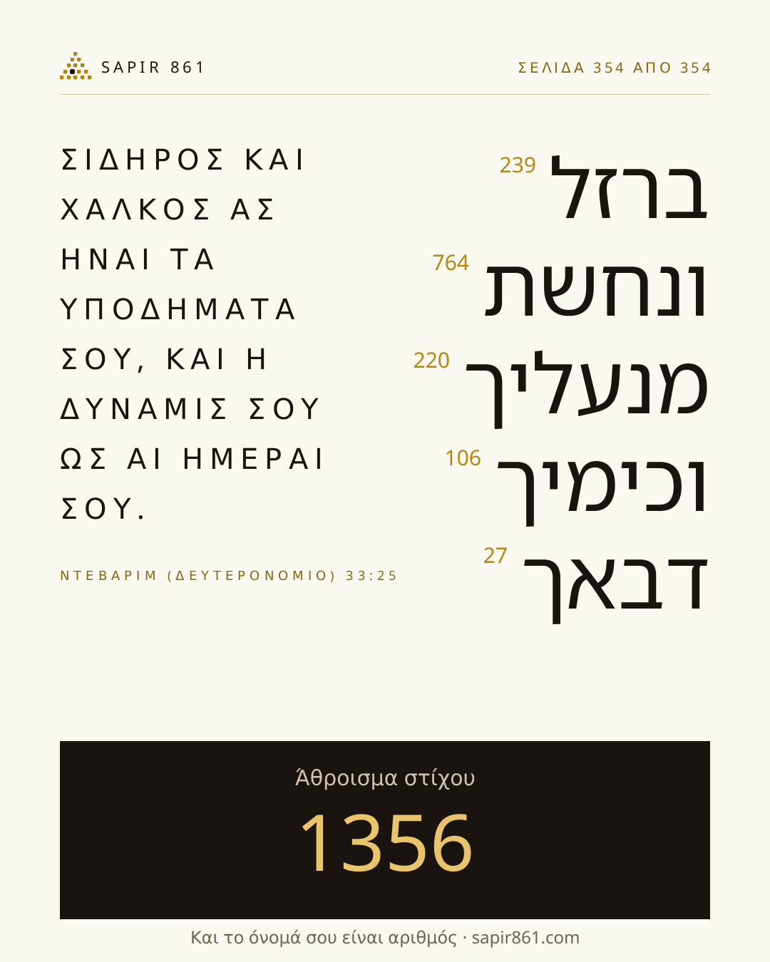 Κάρτα στίχου 354