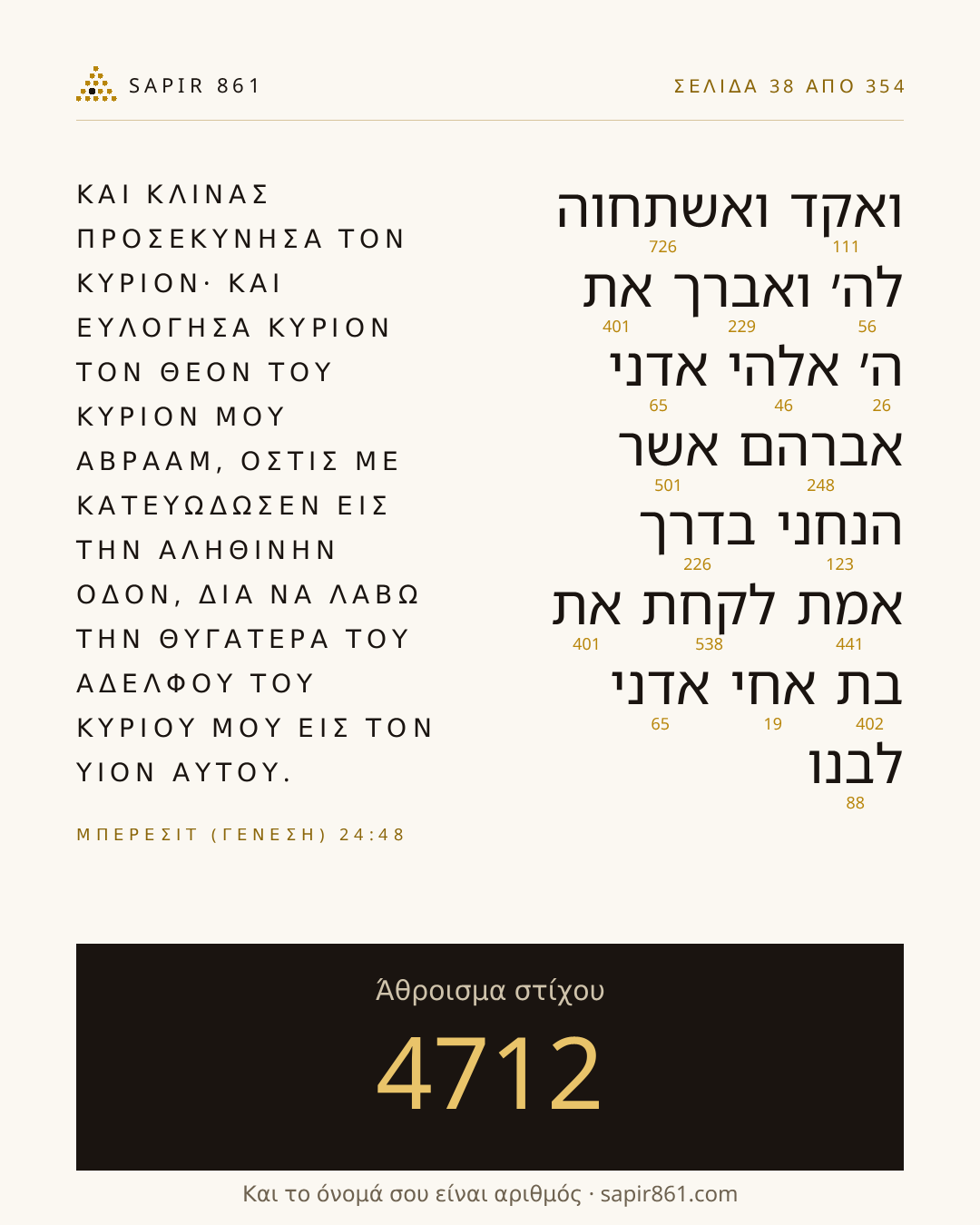 Κάρτα στίχου 38