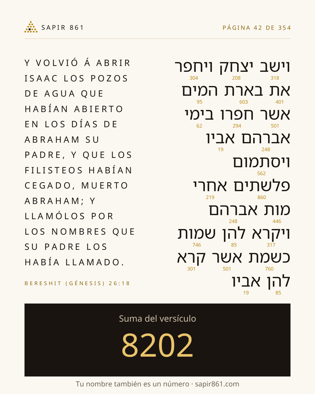 Tarjeta del versículo 42