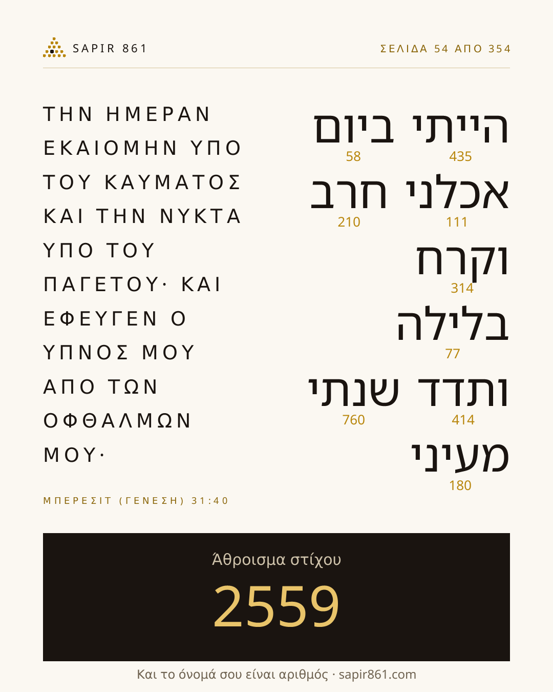 Κάρτα στίχου 54