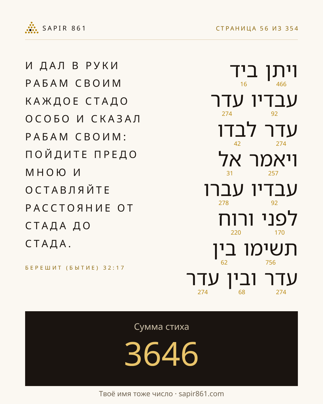 Карточка стиха 56