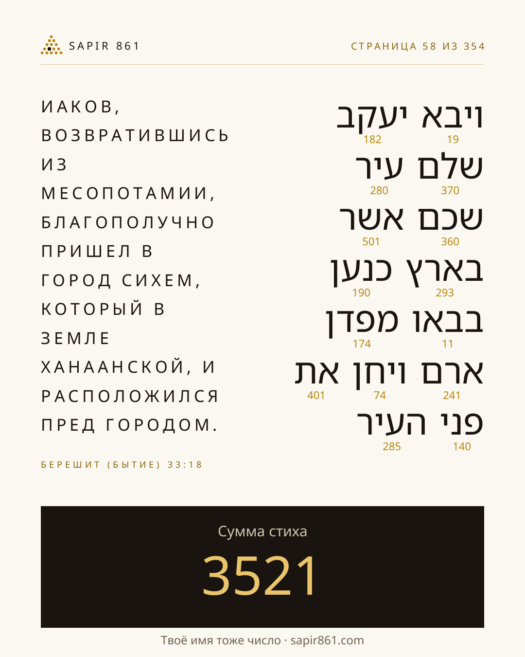 Карточка стиха 58