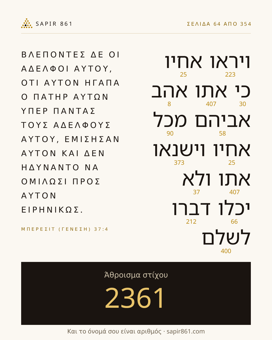 Κάρτα στίχου 64