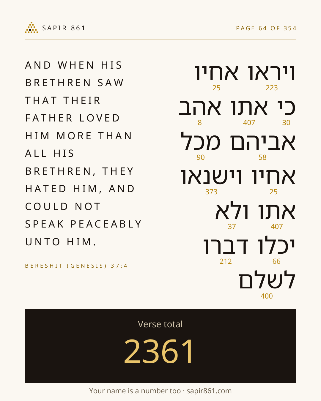 Verse card 64