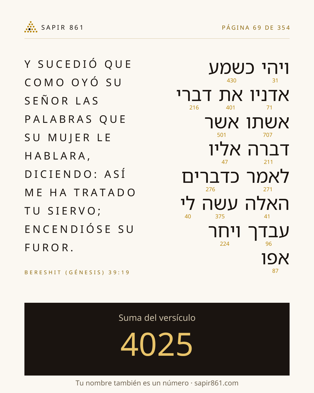 Tarjeta del versículo 69