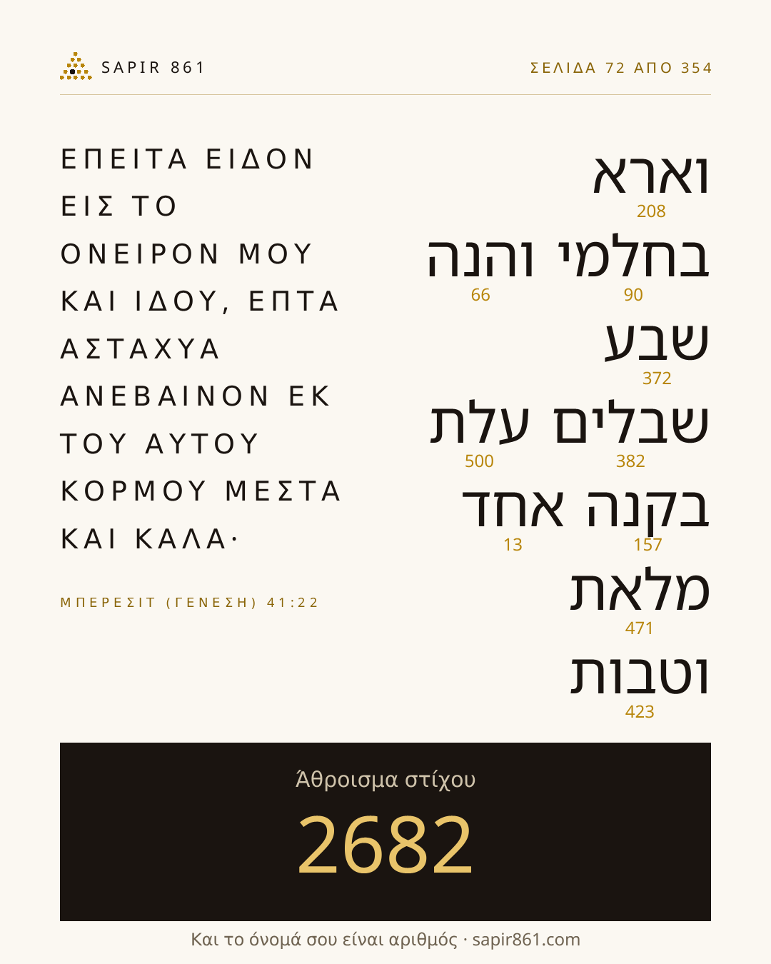 Κάρτα στίχου 72