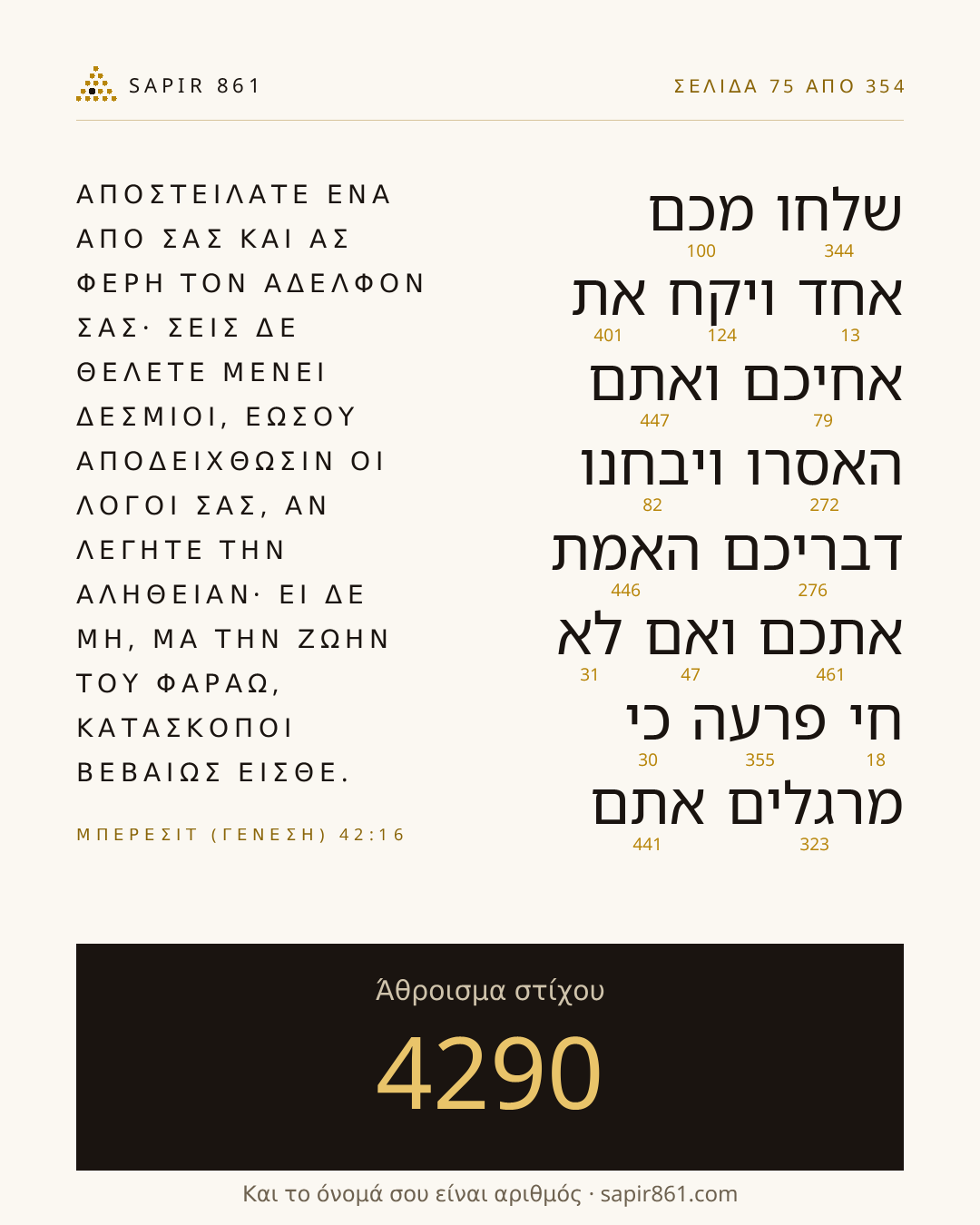 Κάρτα στίχου 75