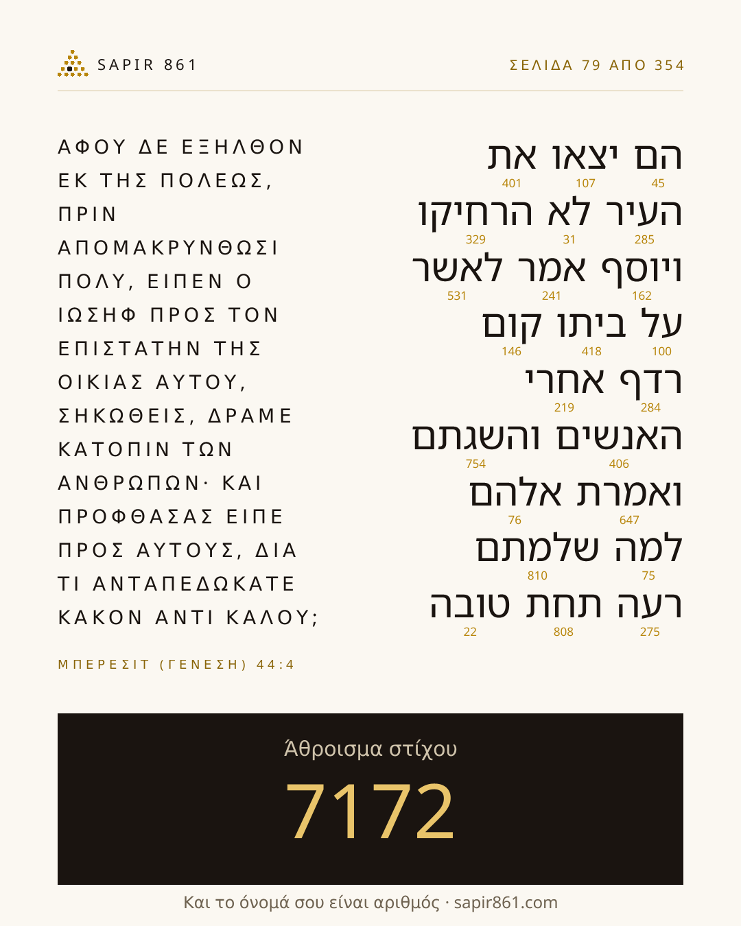 Κάρτα στίχου 79