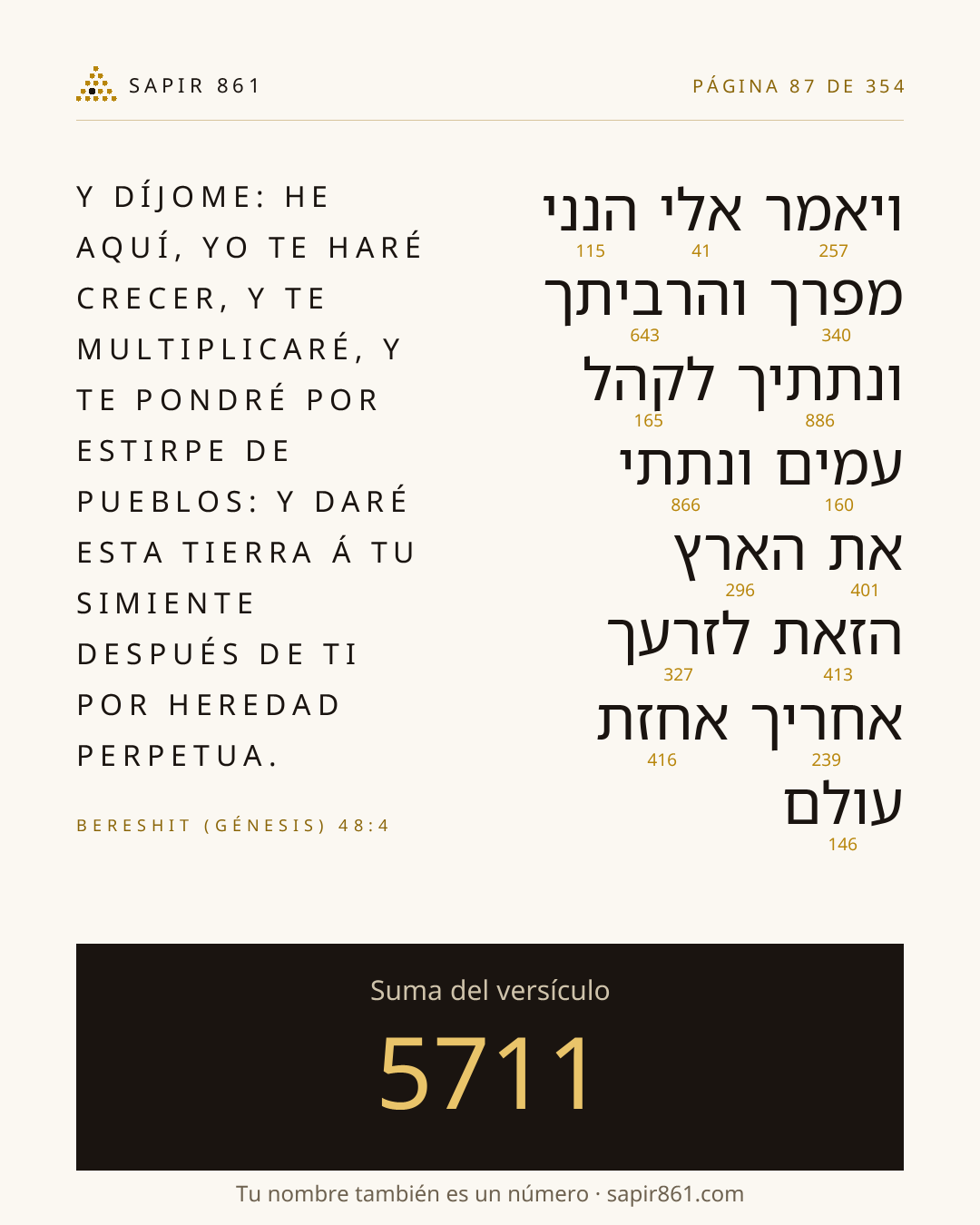 Tarjeta del versículo 87