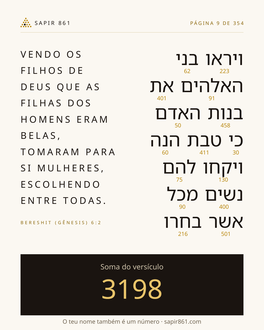 Cartão do versículo 9