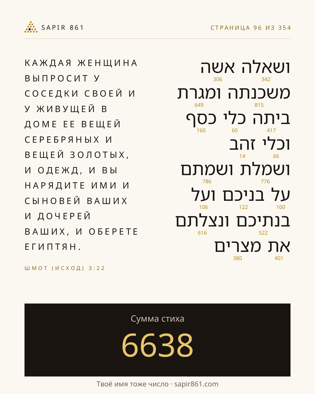 Карточка стиха 96